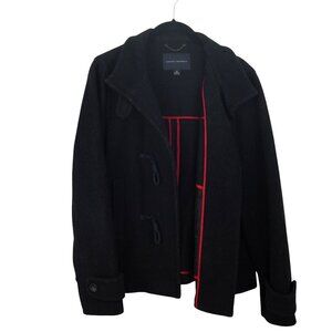 Banana Republic M Womens Wool Peacoat‎ Black